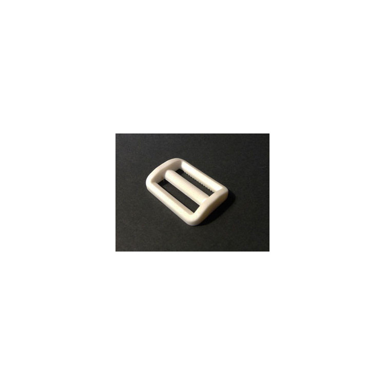Single-Bar Strap Tension Slide, White