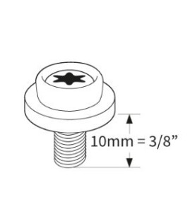 CAF Compo Threaded Fixing Screw M6-10