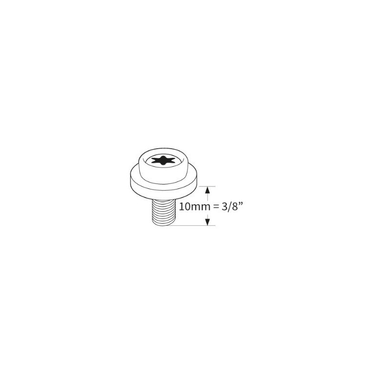 CAF Compo Threaded Fixing Screw M6-10