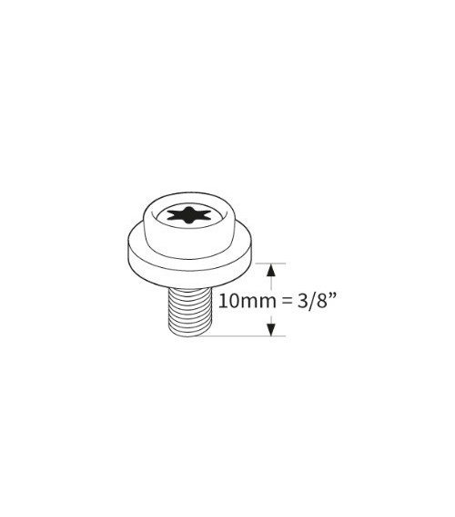 CAF Compo Threaded Fixing Screw M6-10
