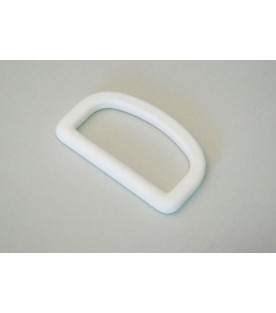 D-Ring, White PVC