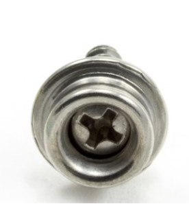 Snap Fastener Screw Stud, Stainless 16 mm