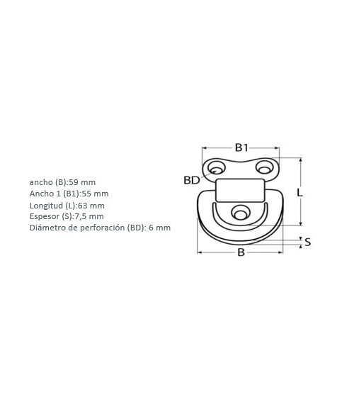 Extra-Strong Folding Padeye