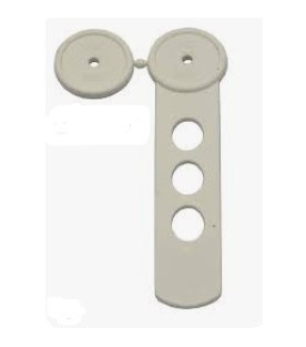 3-Piece Rigid PVC Riveted Tensioner (3 pieces)