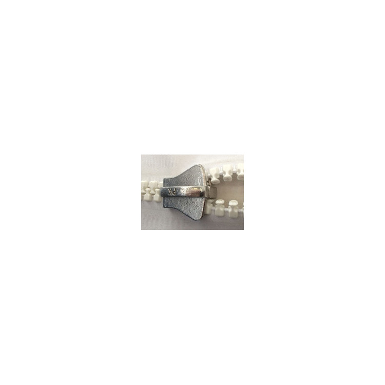 Double Slider M15 Molded, Stainless, No Pull Tab