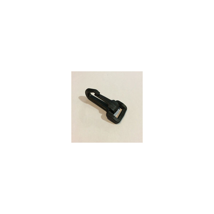 Mosquetón Correa Nylon Negro