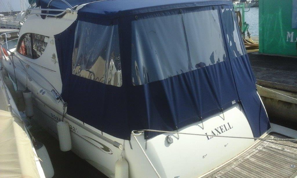 Cerramiento bañera - Sunbrella y Renolit
